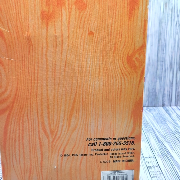 1995 GI Joe ACTION MARINE Hasbro 12" doll MINT in factory sealed box - Picture 6 of 6